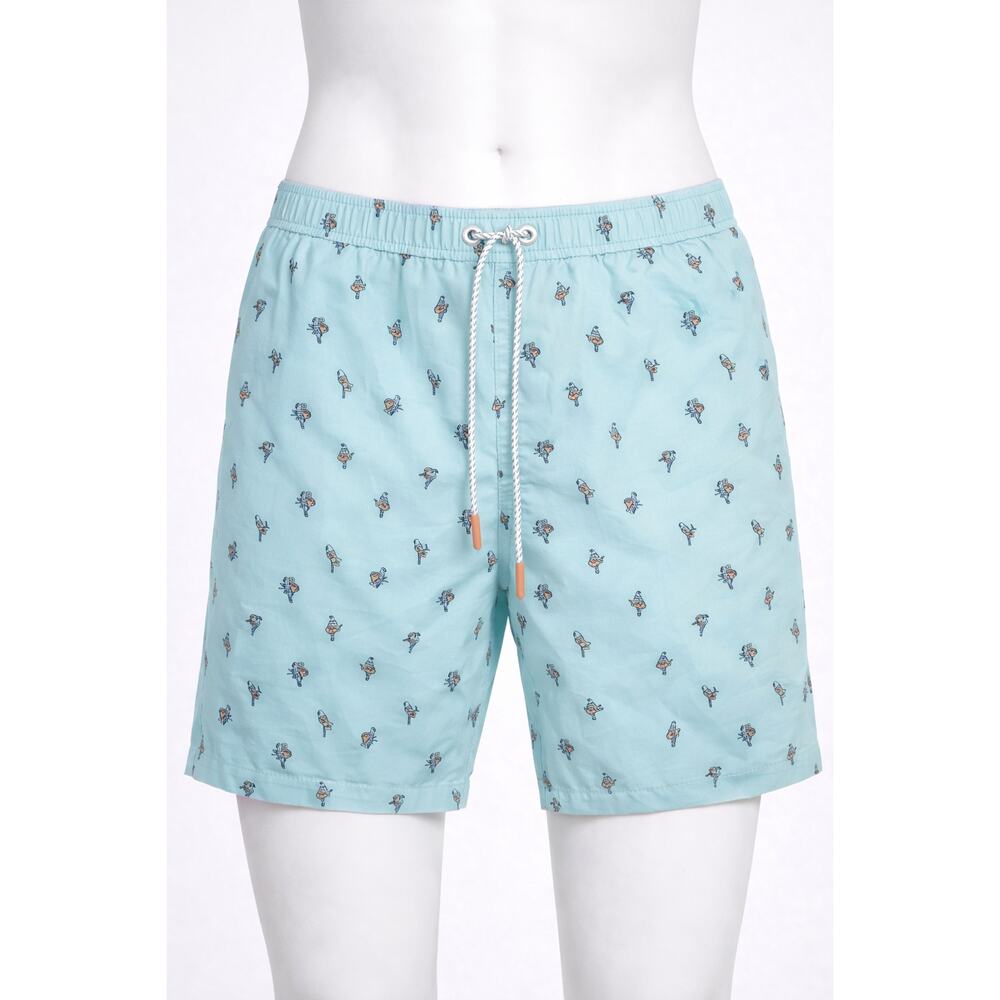 Bonobos Light Blue Surfer Print Swim Trunks Men’s Men’s Size: M NWOT